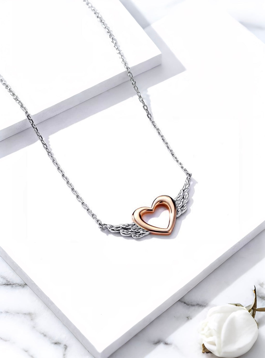 Amoura Heart Charm Necklace