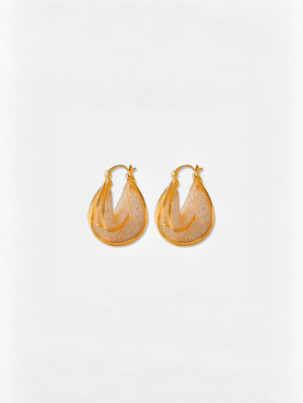 Crystal Arc Earrings