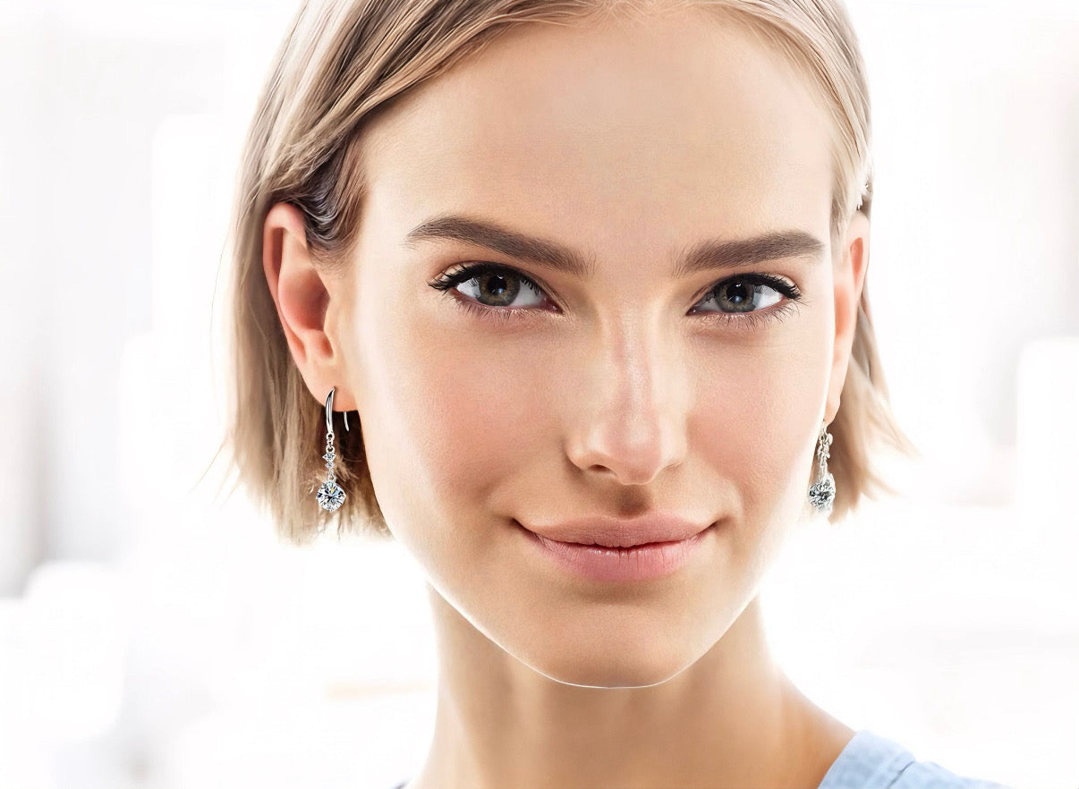 Stella Moissanite Earrings