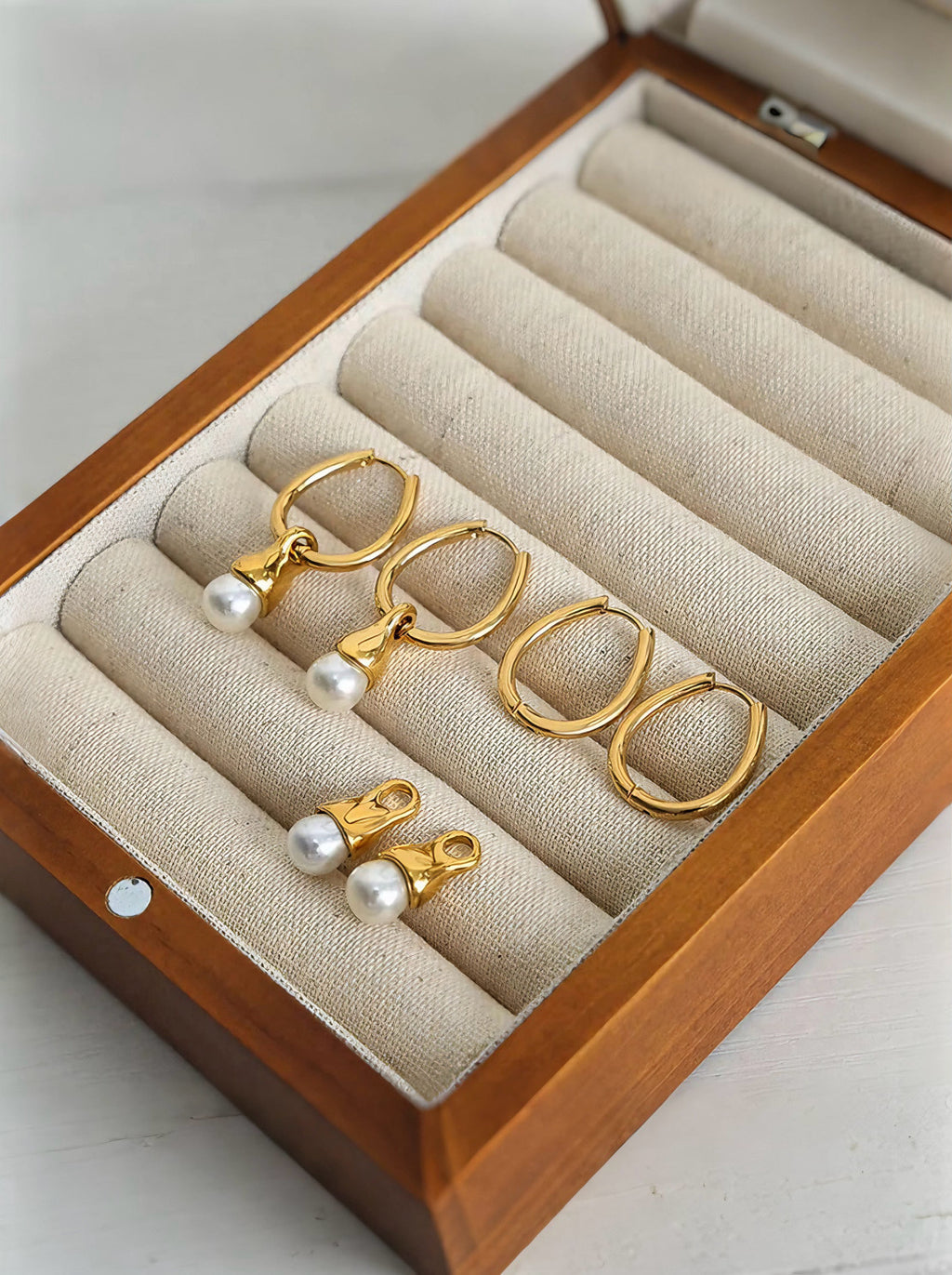 Halo Huggie Earrings