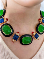 Emerald Crown Necklace